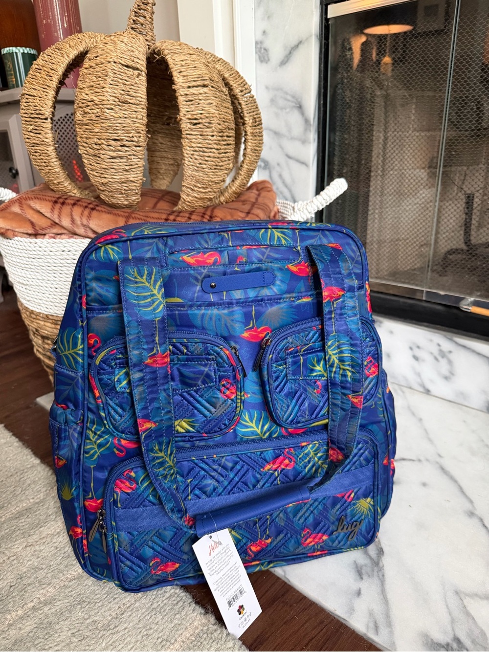 Lug Puddle Jumper LE Tote/Weekender Bag - RARE FLAMINGO MULTI - NWT